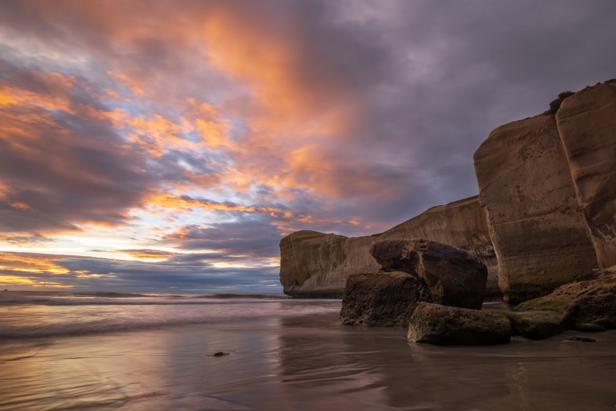 Tunnel Beach at Sunrise