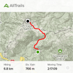 Trail Cabana Montele Rosu to Vf Ciucas