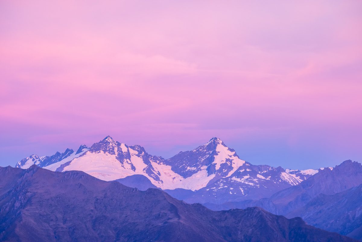 Sunrise Clouds Mount Aspiring