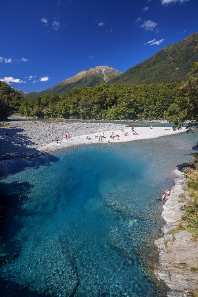 Blue Pools, Haarst Pass