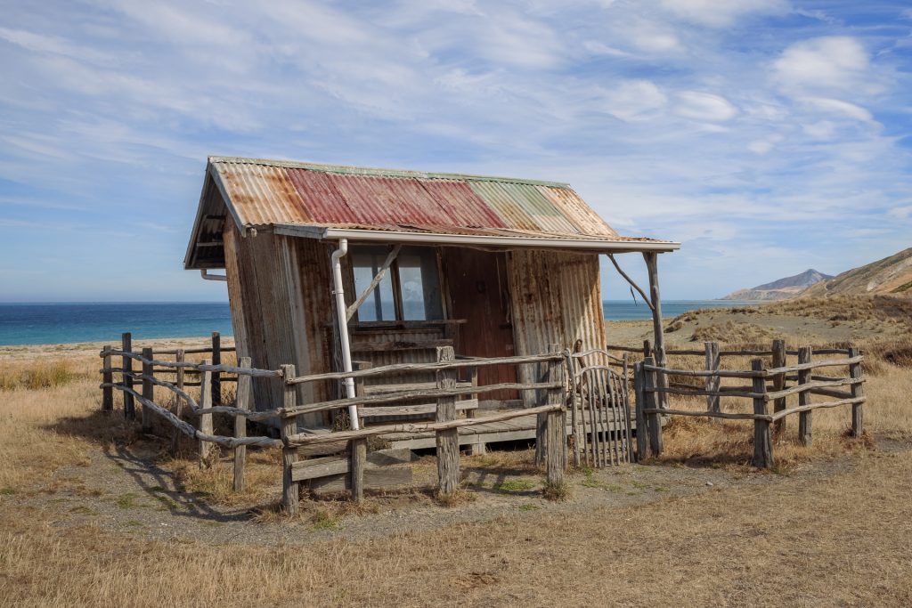 The Crooked Hut, Cape Campbell